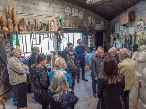 Dans l'atelier de Michel Gillet